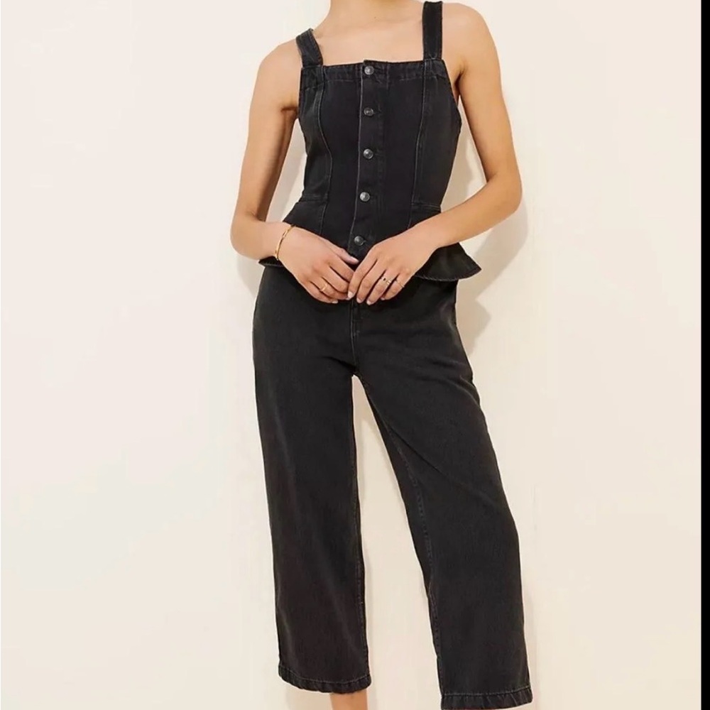 Free People Hazel Denim Jumpsuit